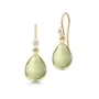 Julie Sandlau Prime Ballerina Earrings Goldplated Silver HKS548GDOLCRCZ