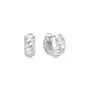 Ania Haie Bold Texture Small Earrings Silver E063-06H