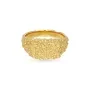 Jane Kønig Organic Signet Ring Goldplated Silver EBOSR-XJK23-G