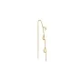 Jane Kønig Small Half Moon NO. 2 Chain earring Earring Single Stainless Steel SHMC-AW26-SS-G