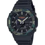 Casio G-Shock GA-2100SU-1AER watch with Black dial and a watch case of 46 mm in diameter and a Rubber in Black