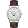 Sekonda Classic Armstrong Moon Phase 30146 watch with White dial and a watch case of 40 mm in diameter and a  in Brown
