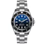 OceanX Sharkmaster 1000 SMS1012 watch with Blue dial and a watch case of 44 mm in diameter and a Metallink in Silver