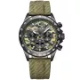 Dissing MK9 D1524 watch with Green dial and a watch case of 43 mm in diameter and a Canvas in Green