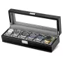 Ditur Watch Box 6 Watches Black Synthetic leather DIT0000230