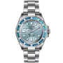 OceanX Sharkmaster 1000 Limited Edition SMS1048 watch with Blue dial and a watch case of 44 mm in diameter and a Metallink in Silver