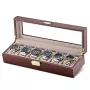 Ditur Watch Box in Red Wood with space for 6 Watches