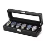 Ditur Watch Box 6 Watches Black Synthetic leather DIT0000244