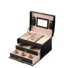 Blanca Jewellery Box Beige Black 0000313