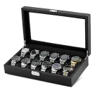 Ditur Watch Box 12 Watches Black Imitated carbon DIT0000238
