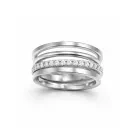 Jane Kønig Big Olympia Ring Stainless Steel BOR-SS26-SS-S