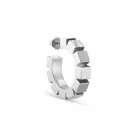 Jane Kønig Chunky Magic Hoop Earring Single Silver CMH-AW24-S