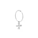 Jane Kønig Creole Earring Single Silver CWAP-SS24-S