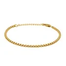 Captena Box Round 3 mm Bracelet Stainless Steel DU20104