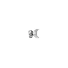 Jane Kønig Small Half Moon Earring Single Silver JKSHMSF18-S