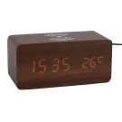 Karlsson Alarm clock Block w. phone charger Alarm clock KA5933DW