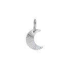 Jane Kønig Reflection Half Moon Pendant Silver RHMP-HS22-S